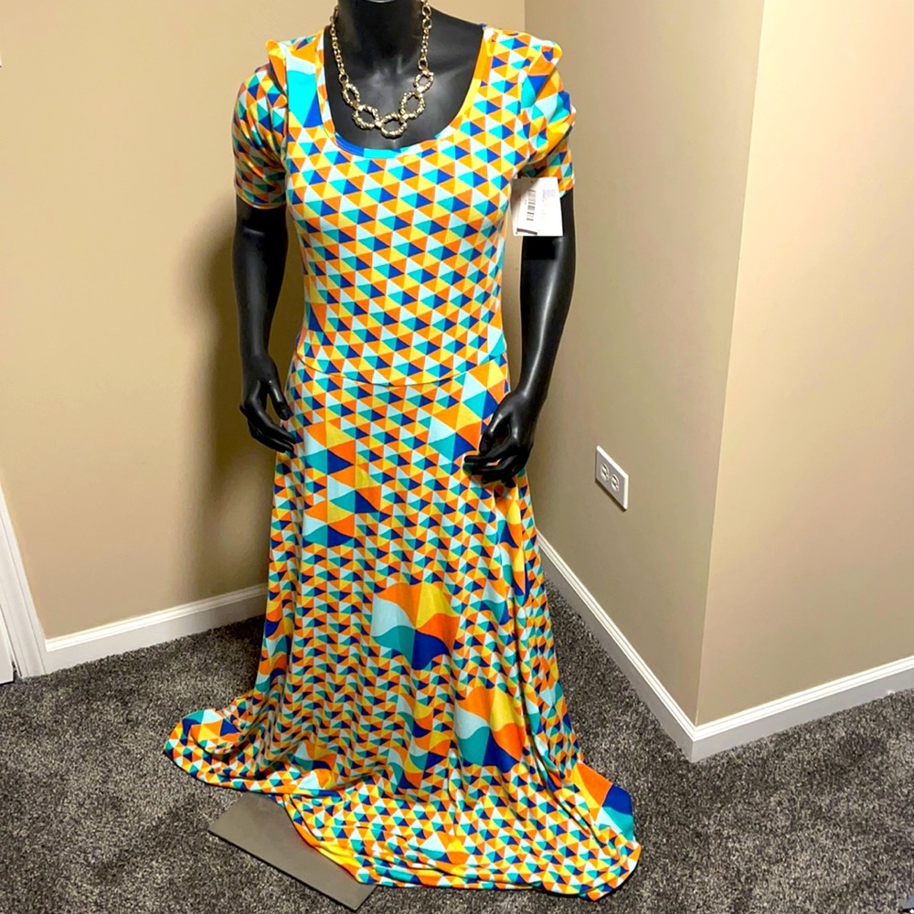 NWT LulaRoe Ana Maxi Dress Size L-XL